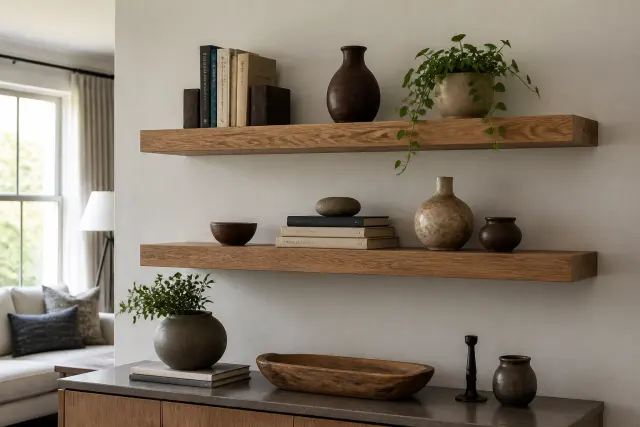 DIY Floating Shelves